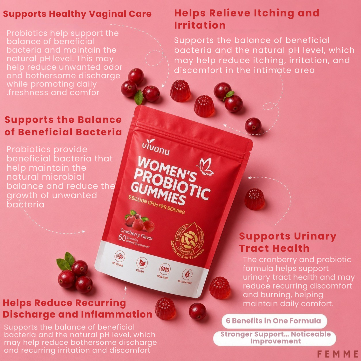 Women's Probiotic Gummies benefits